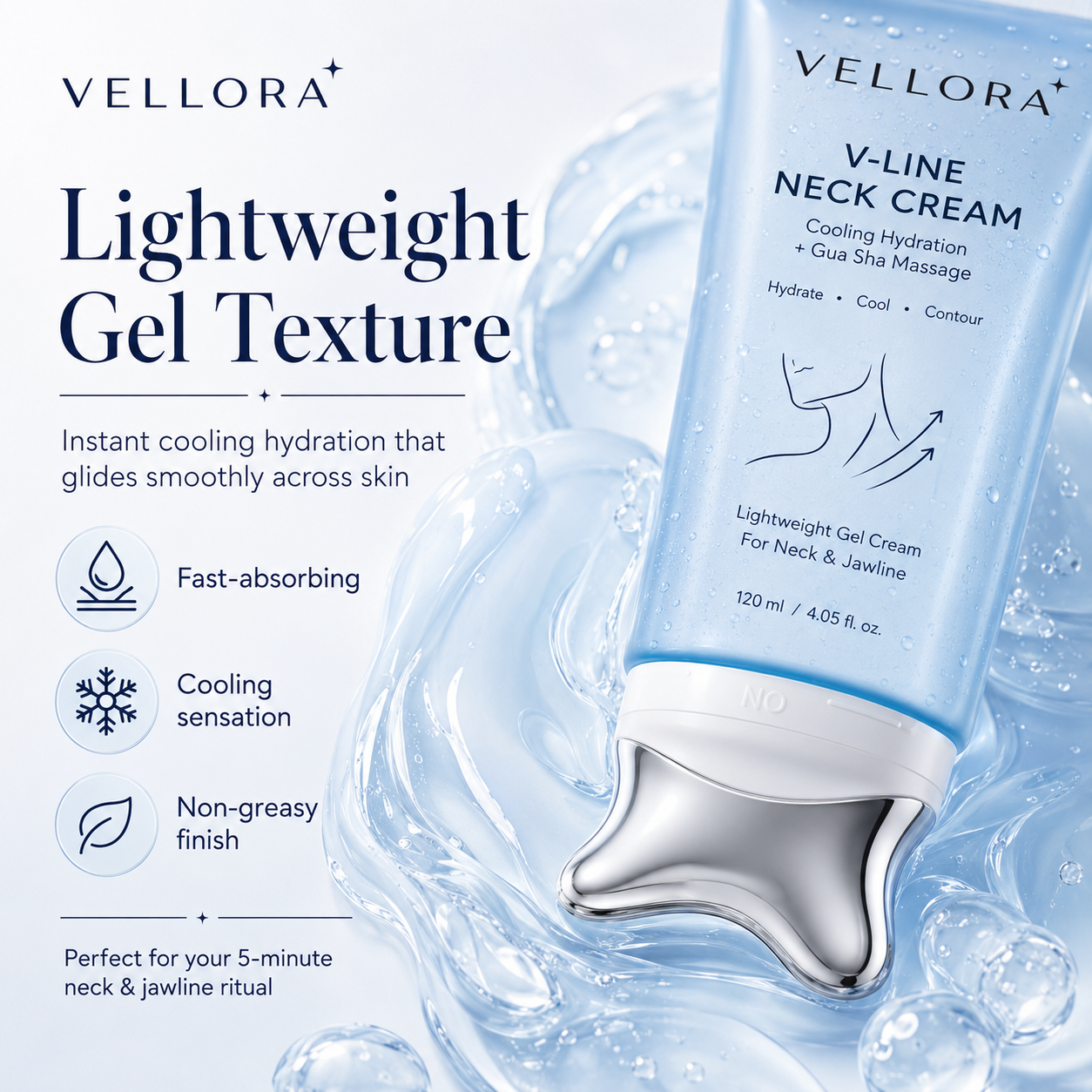 Vellora V-Line Neck Cream